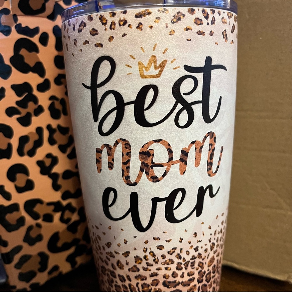 Leopard “Best Mom Ever” Set - Picture 3 of 3
